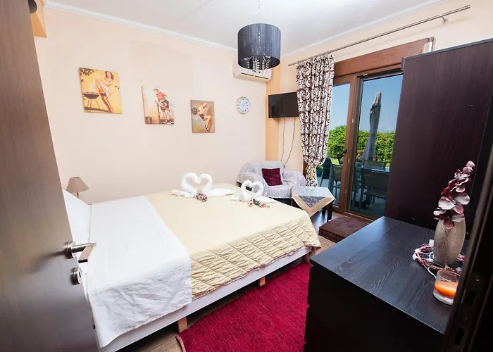 Olympus Sea View Apartment. Casa de Férias Nea Kallikrateia